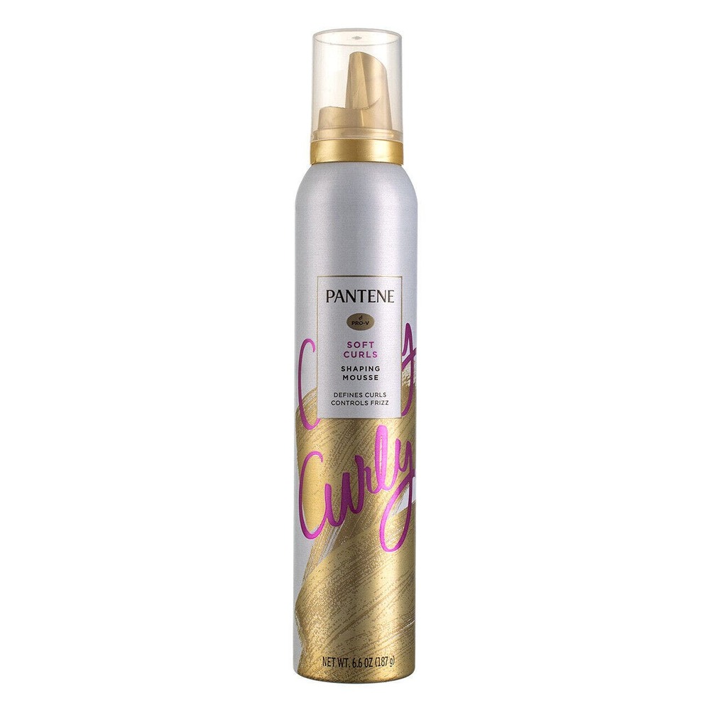 Pantene Pro-V Soft Curl Defining Shaping Mousse, Maximum, 6.6 oz
